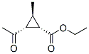 Cyclopropanecarboxylic acid, 2-acetyl-3-methyl-, ethyl ester, (1alpha,2alpha,3beta)- (9CI) Structure