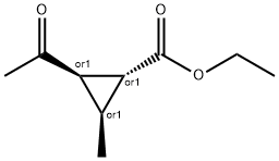 Cyclopropanecarboxylic acid, 2-acetyl-3-methyl-, ethyl ester, (1alpha,2beta,3beta)- (9CI) 结构式