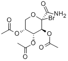 C-(2,3,4-TRI-O-ACETYL-1-BROMO-1-DEOXY-ALPHA-D-ARABINOPYRANOSYL) FORMAMIDE 结构式