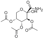 C-(2,3,4-TRI-O-ACETYL-1-HYDROXY-BETA-D-ARABINOPYRANOSYL) FORMAMIDE 化学構造式