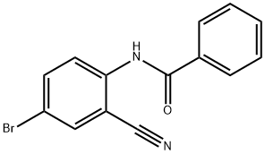 N-(4-broMo-2-cyanophenyl)benzaMide Structure