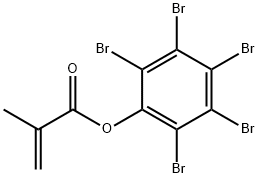 メタクリル酸ペンタブロモフェニル 化学構造式