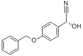 (R)-4-PHENYLMETHOXY-MANDELONITRILE Struktur