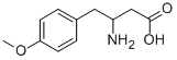 3-AMINO-4-(4-METHOXY-PHENYL)-BUTYRIC ACID Struktur
