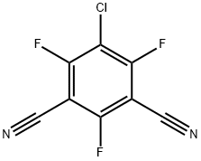 5-クロロ-2,4,6-トリフルオロイソフタロニトリル 化学構造式