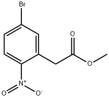 5-溴-2-硝基苯乙酸甲酯,189748-25-2,结构式