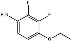 Benzenamine, 4-ethoxy-2,3-difluoro- (9CI) 化学構造式