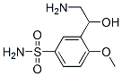 3-(2-AMINO-1-HYDROXYETHYL)-4-METHOXYBENZENE-1-SULFONAMIDE Structure