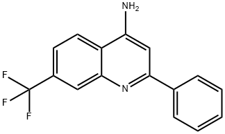 4-Amino-7-trifluoromethyl-2-phenylquinoline Structure