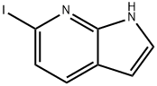 6-碘-1H-吡咯并[2,3-B]吡啶,189882-32-4,结构式