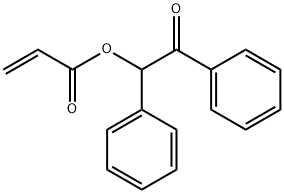 2-oxo-1,2-diphenylethyl acrylate ,18994-98-4,结构式
