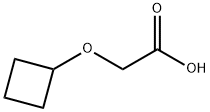 2-シクロブトキシ酢酸 化学構造式