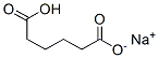 sodium hydrogen adipate Structure