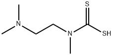 N-[2-(ジメチルアミノ)エチル]-N-メチルカルバモジチオ酸 化学構造式
