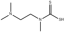 N-[2-(Dimethylamino)ethyl]-N-methylcarbamodithioic acid Structure