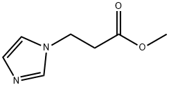 3-咪唑基-1-基丙酸甲酯,18999-46-7,结构式