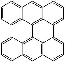 ジベンゾ[a,o]ペリレン 化学構造式