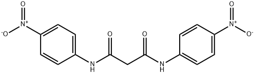 N,N'-双(4-硝基苯基)丙二酰胺,1900-40-9,结构式