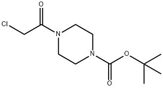4-CHLOROACETYL-PIPERAZINE-1-CARBOXYLIC ACID TERT-BUTYL ESTER Structure
