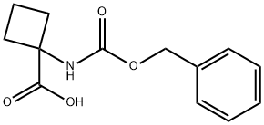 CBZ-1-AMINO-1-CYCLOBUTANECARBOXYLIC ACID Structure