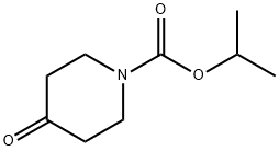 1-Piperidinecarboxylic  acid,  4-oxo-,  1-methylethyl  ester Structure