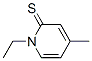 2(1H)-Pyridinethione,  1-ethyl-4-methyl- Structure