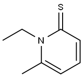 2(1H)-Pyridinethione,  1-ethyl-6-methyl- Structure