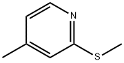 2-(Methylthio)-4-methylpyridine,19006-77-0,结构式