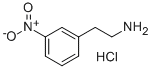 3-硝基苯乙胺盐酸盐 结构式