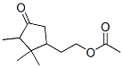 2-(2,2,3-TRIMETHYL-4-OXOCYCLOPENTYL)ETHYL ACETATE, 1901-39-9, 结构式