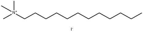 Dodecyltrimethylammonium iodide 化学構造式