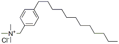 4-dodecylbenzyltrimethylammonium chloride Structure