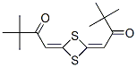 1,1'-(1,3-Dithietane-2,4-diylidene)bis(3,3-dimethyl-2-butanone) Structure