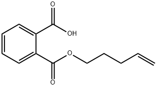 Mono(4-pentenyl)phthalate 结构式