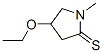 2-Pyrrolidinethione,  4-ethoxy-1-methyl- 结构式