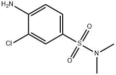 4-氨基-3-氯-N,N-二甲基苯磺酰胺, 19021-35-3, 结构式