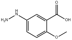 5-HYDRAZINYL-2-METHOXYBENZOIC ACID Struktur