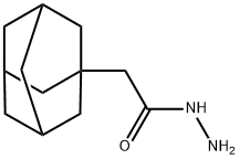 ADAMANTAN-1-YL-ACETIC ACID HYDRAZIDE 化学構造式