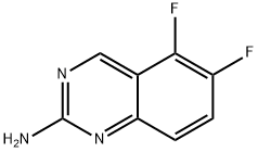 2-Amino-5,6-difluoroquinazoline Structure