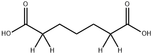 HEPTANEDIOIC-2,2,6,6-D4 ACID,19031-56-2,结构式