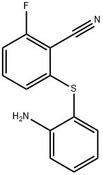 2-[(2-aminophenyl)sulfanyl]-6-fluorobenzenecarbonitrile Structure