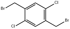 1,4-BIS(BROMMETHYL)-2,5-DICHLOROBENZENE Struktur