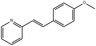 (E)-1-(4-Methoxyphenyl)-2-(2-pyridyl)ethene 结构式