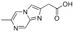 Imidazo[1,2-a]pyrazine-2-acetic acid, 6-methyl- (9CI) Structure