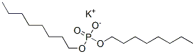 potassium dioctyl phosphate Structure