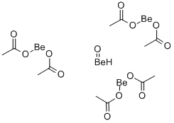 碱式醋酸铍, 19049-40-2, 结构式