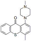 4-Methyl-1-(4-methyl-1-piperazinyl)-9H-thioxanthen-9-one Structure
