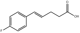 5-(4-Fluorophenyl)-4-pentenoic acid Struktur