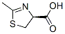 4-Thiazolecarboxylicacid,4,5-dihydro-2-methyl-,(S)-(9CI) Struktur