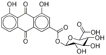 Rhein Acyl-β-D-glucuronide 结构式